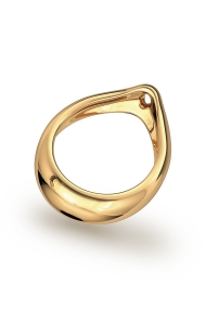 Adonis Prince Albert 3 Glans Ring, Gold