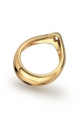 Adonis Prince Albert 3 Glans Ring, Gold