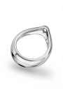 Adonis Prince Albert 3 Glans Ring, Silver