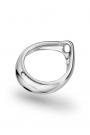 Adonis Prince Albert 5 Glans Ring, Silver