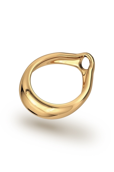 Adonis Prince Albert 6 Glans Ring, Gold