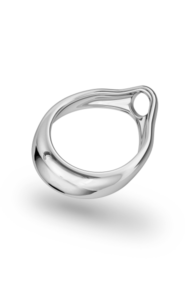 Adonis Prince Albert 7 Glans Ring, Silver