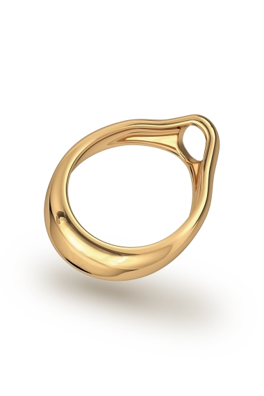 Adonis Prince Albert 8 Glans Ring, Gold