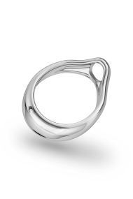 Adonis Prince Albert 8 Glans Ring, Silver