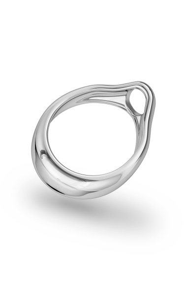 Adonis Prince Albert 8 Glans Ring, Silver