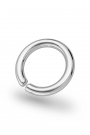 Asopos Classic Glans Ring, Silver