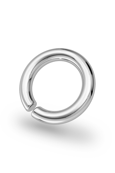 Asopos Classic XL Glans Ring, Silver