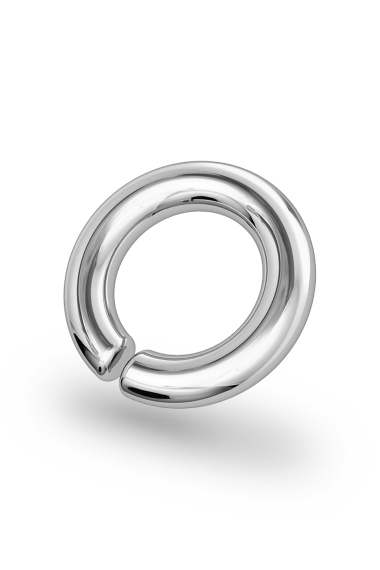 Asopos Classic XXL Glans Ring, Silver