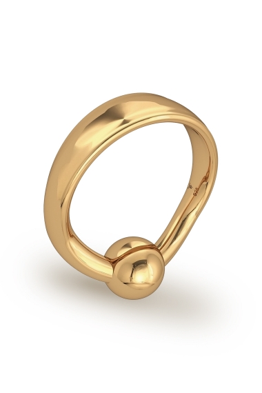 Apollon Ball Glans Ring, Gold