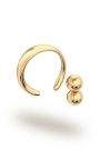 Apollon Double Ball Eichelring, Gold