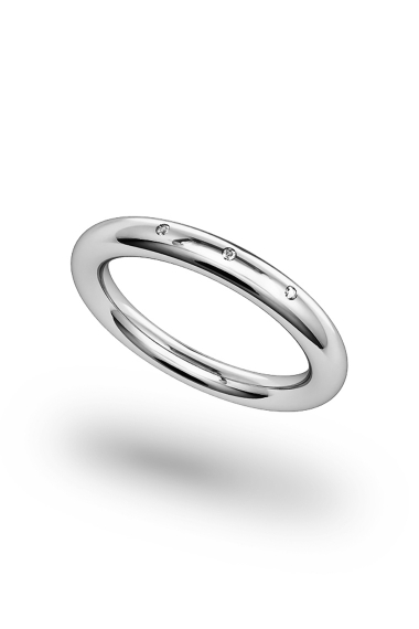 Minos Shine XL Penis Ring, Silver