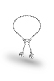 Kronos Ball Penis Chain, Silver