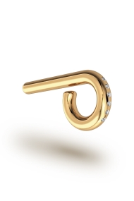 Perseus Shine XL Urethra Ring, Gold