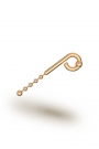 Perseus Ball Chain XL Urethra Ring, Gold