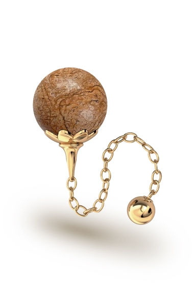 Helena Landschaftsjaspis Vaginal Ball, Gold