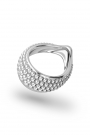 Adonis Pearl XL Glans Ring, Silver