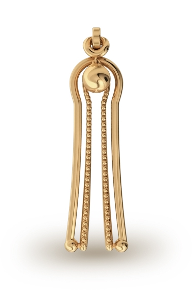 Aphrodite Ball Labia Clasp, Gold