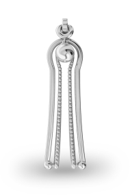 Aphrodite Ball Labia Clasp, Silver