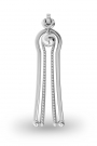 Aphrodite Ball Labia Clasp, Silver