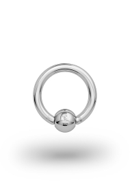 Olympia Classic 1,8/5 Ball Closure Ring, White Gold
