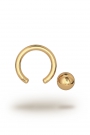 Olympia Classic 1,8/6 Ball Closure Ring, Yellow Gold