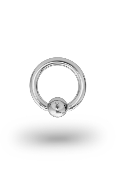 Olympia Classic 2,0/5 Ball Closure Ring, White Gold
