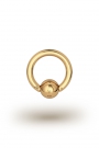 Olympia Classic 2,0/6 Ball Closure Ring, Yellow Gold