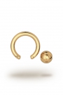 Olympia Classic 2,0/6 Ball Closure Ring, Yellow Gold