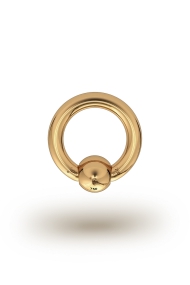 Olympia Classic 2,5/6 Ball Closure Ring, Yellow Gold