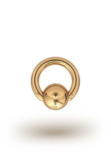 Olympia Classic 2,5/8 Ball Closure Ring, Yellow Gold