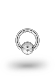 Olympia Classic 2,5/8 Ball Closure Ring, White Gold