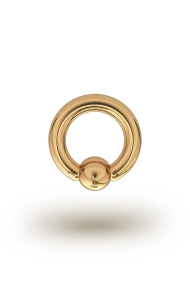 Olympia Classic 3,0/6 Ball Closure Ring, Yellow Gold