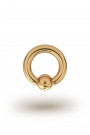 Olympia Classic 3,0/6 Ball Closure Ring, Yellow Gold