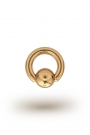 Olympia Classic 3,0/8 Ball Closure Ring, Yellow Gold