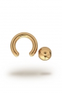 Olympia Classic 3,0/8 Ball Closure Ring, Yellow Gold