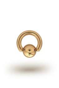 Olympia Classic 3,0/10 Ball Closure Ring, Yellow Gold