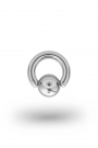 Olympia Classic 3,0/10 Ball Closure Ring, White Gold