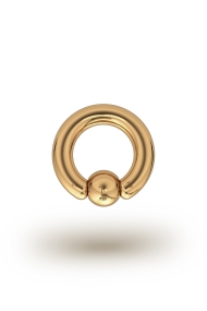 Olympia Classic 3,5/6 Ball Closure Ring, Yellow Gold