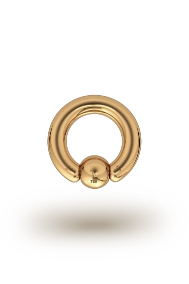 Olympia Classic 3,5/6 Ball Closure Ring, Yellow Gold