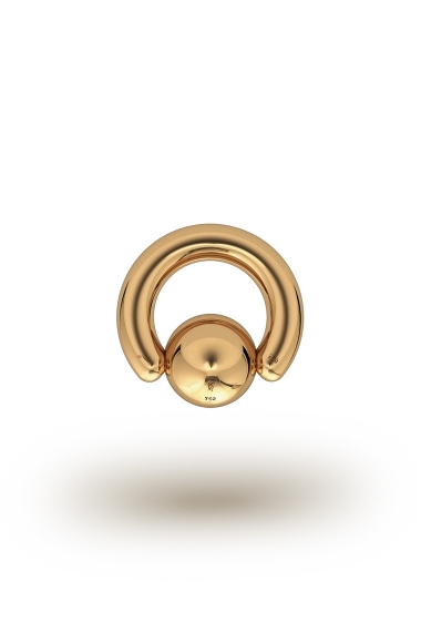 Olympia Classic 4,0/10 Ball Closure Ring, Yellow Gold