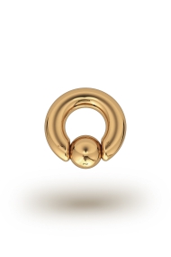 Olympia Classic 5,0/8 Ball Closure Ring, Yellow Gold