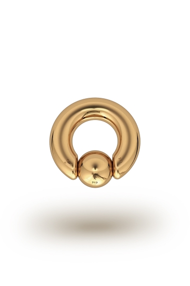Olympia Classic 5,0/8 Ball Closure Ring, Yellow Gold