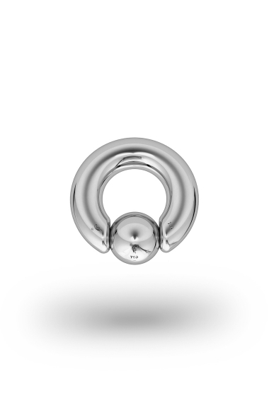 Olympia Classic 5,0/8 Ball Closure Ring, White Gold