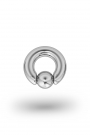 Olympia Classic 5,0/8 Ball Closure Ring, White Gold