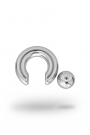 Olympia Classic 5,0/8 Ball Closure Ring, White Gold