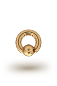 Olympia Classic 5,0/10 Ball Closure Ring, Yellow Gold