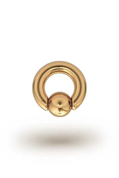 Olympia Classic 5,0/10 Ball Closure Ring, Yellow Gold