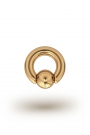 Olympia Classic 5,0/10 Ball Closure Ring, Yellow Gold