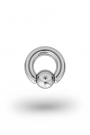 Olympia Classic 5,0/10 Ball Closure Ring, White Gold
