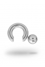 Olympia Classic 5,0/10 Ball Closure Ring, White Gold